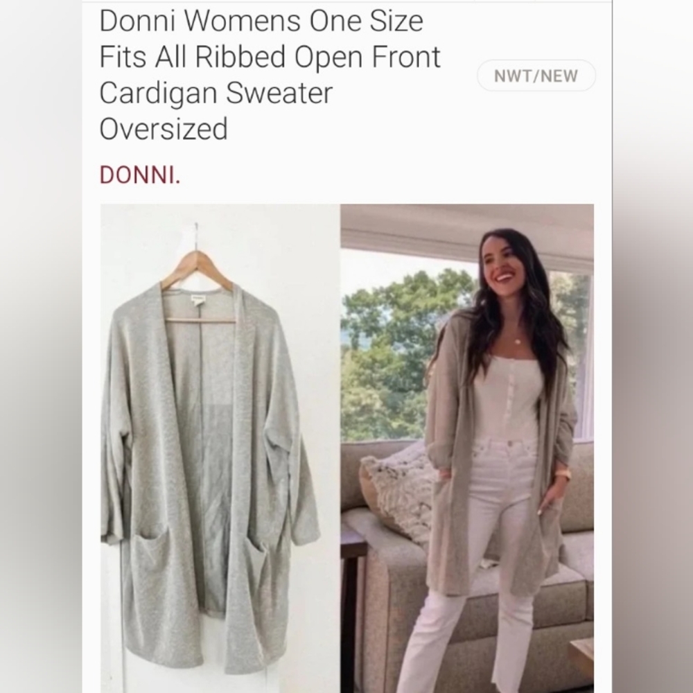 DONNI. sweater one size fits all